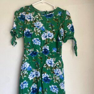 Banana Republic Green and Blue Dress size 0 or small/xsmall